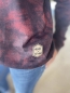 Preview: Label  " not perfect - but Limited " - RAUTE ca. 5 cm hoch - Kunstleder ++ Farbauswahl ++